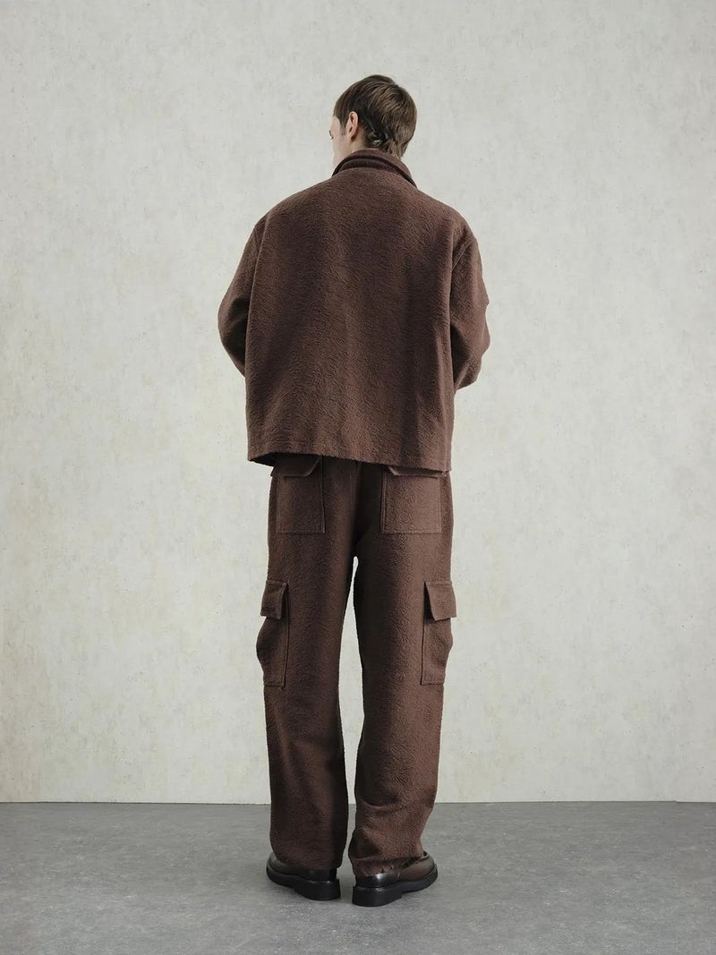 GIESTO Textured Jacquard Cotton Jacket - Image 3